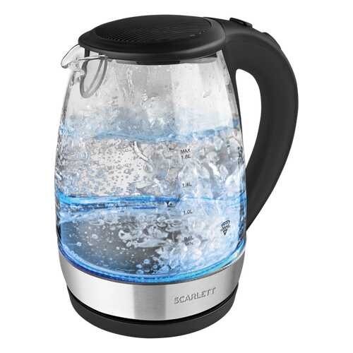 Чайник электричесикй Kettle SC-EK27G89 Silver/Black в Корпорация Центр