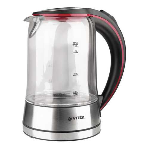 Чайник электрический Vitek VT-7009 TR Silver/Black в Корпорация Центр