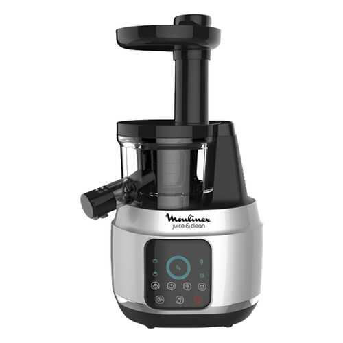 Соковыжималка шнековая Moulinex ZU420E10 black/silver в Корпорация Центр