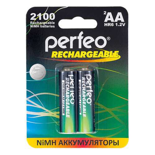 Аккумуляторная батарея Perfeo AA2100mAh 2 шт в Корпорация Центр