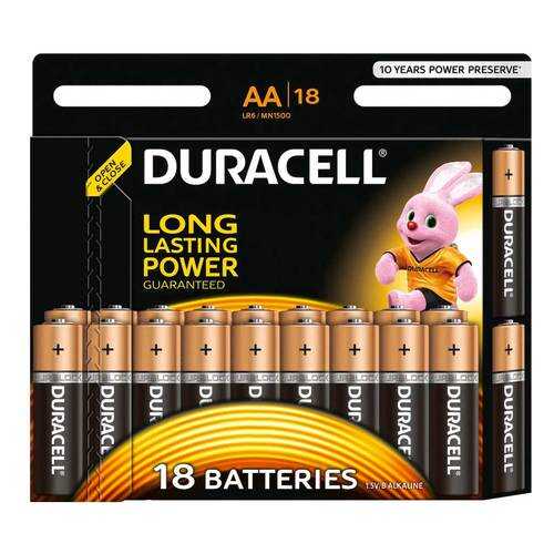 Батарейка Duracell Basic LR6 18 шт в Корпорация Центр