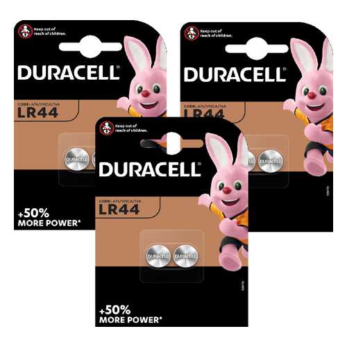 Батарейка Duracell LR44 1.5V 2шт (3 упаковки) в Корпорация Центр