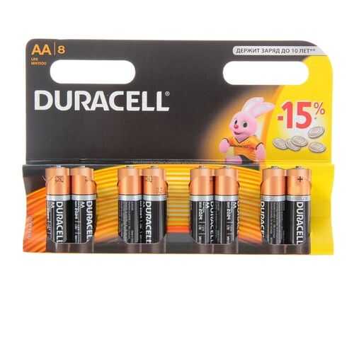 Батарейка Duracell LR6-8BL Basic в Корпорация Центр