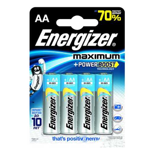 Батарейка Energizer Maximum 638635 4 шт в Корпорация Центр