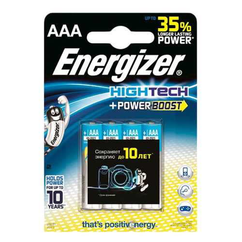 Батарейка Energizer Power Boost Tech AAA-LR03 4 шт в Корпорация Центр