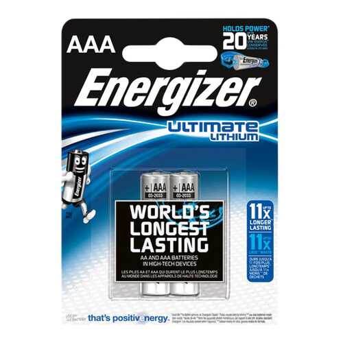 Батарейка Energizer Ultimate lithium AAA FSB2 2 шт в Корпорация Центр