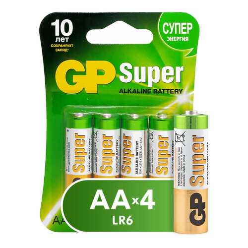 Батарейка GP Batteries Super Alkaline AA (15A-CR4) 4 шт в Корпорация Центр