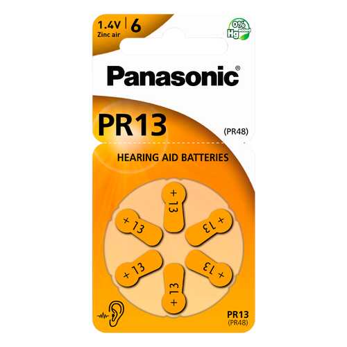 Батарейка Panasonic PR-13/6LB 6 шт в Корпорация Центр