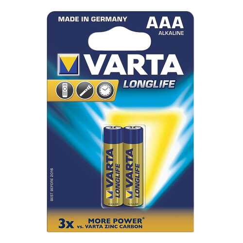 Батарейка Varta Longlife LR03-2BL 2 шт в Корпорация Центр