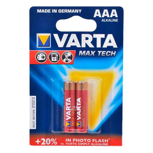 Батарейка Varta MAX Tech LR03-4BL 2 шт в Корпорация Центр