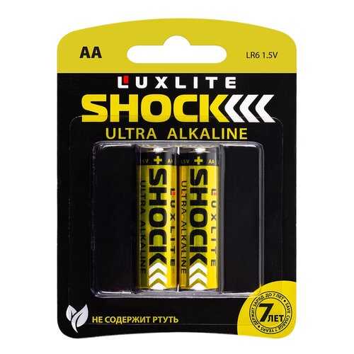 Батарейки Luxlite Shock АА 2 шт в Корпорация Центр