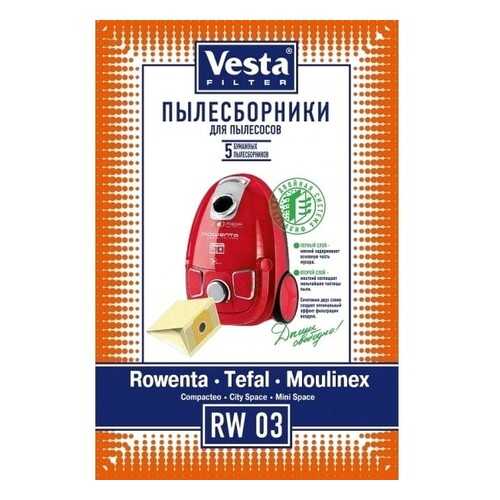 Пылесборник для пылесоса Vesta Filter RW 03 комплект, 5 шт + фильтр в Корпорация Центр