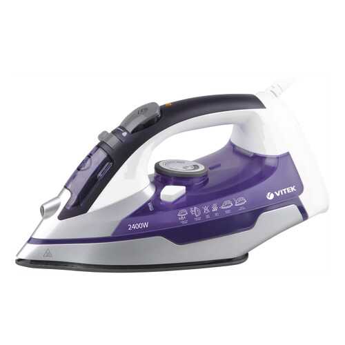 Утюг VITEK VT-1257 White/Purple в Корпорация Центр