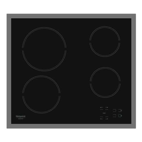 Встраиваемая варочная панель электрическая Hotpoint-Ariston HAR 641 X Black в Корпорация Центр