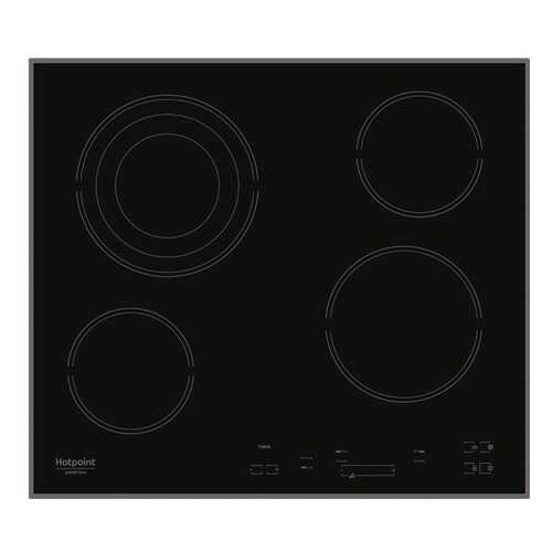 Встраиваемая варочная панель электрическая Hotpoint-Ariston HAR 643 T A Black в Корпорация Центр