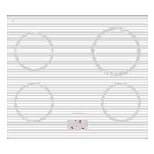 Встраиваемая варочная панель индукционная Zigmund & Shtain CIS 299.60 WX White в Корпорация Центр